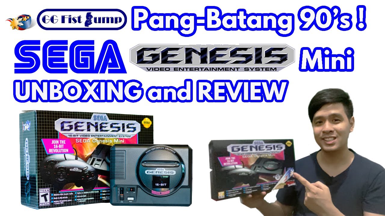 SEGA GENESIS MINI UNBOXING | Mega Drive | Console na pang Batang