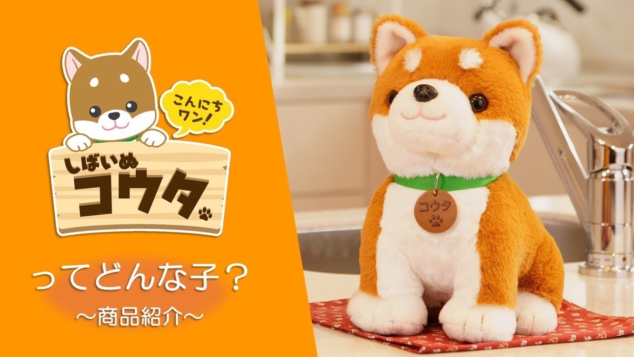 公式】こんにちワン！しばいぬコウタ あなたに寄り添う⾳声認識ぬいぐるみ
