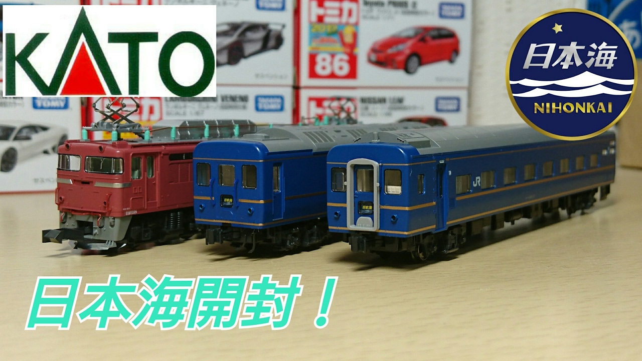 Nゲージ KATO EF81(一般色 敦賀運転派出)・24系 寝台特急｢日本海｣ 開封