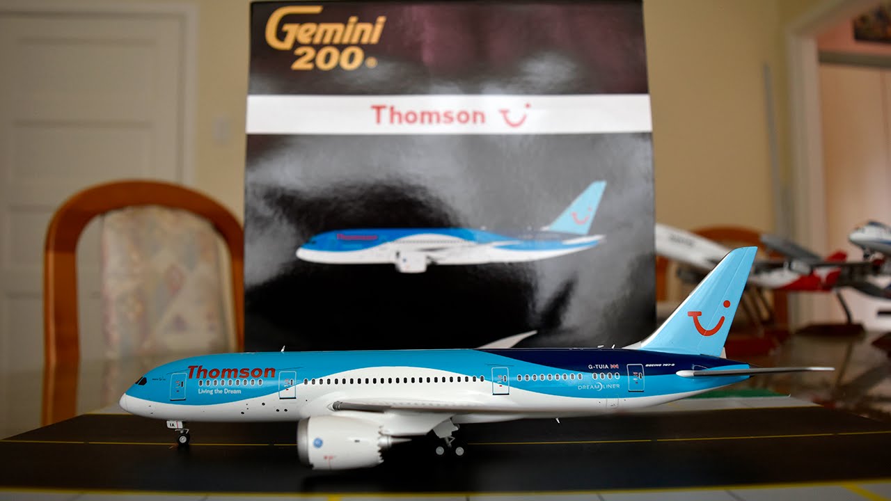 Gemini Jets 1:200 Thomson Airways 787-8 Unboxing and Review - YouTube