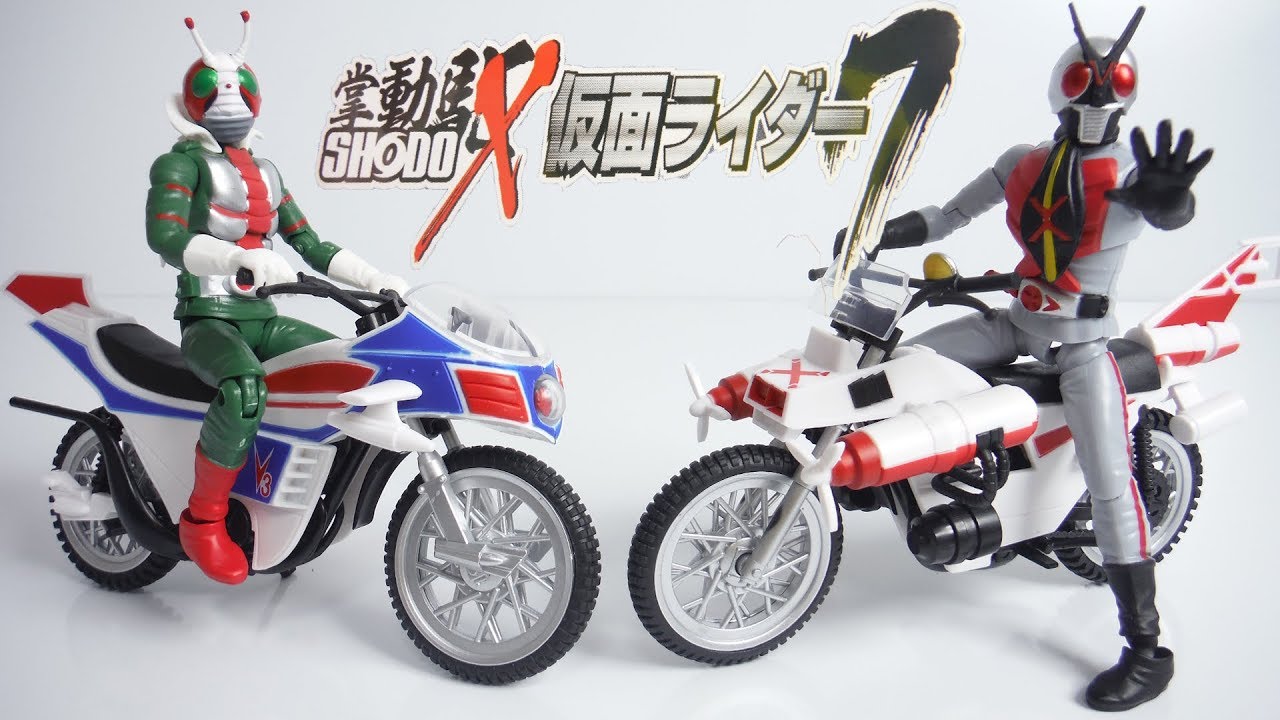 SHODO-X 仮面ライダー7 全6種 開封 掌動駆 KamenRider Figure 仮面
