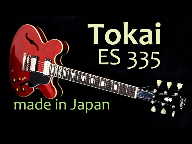 Tokai ES 335 Gibson: TOKAI ES-198 SR See Thru Red, made in Japan