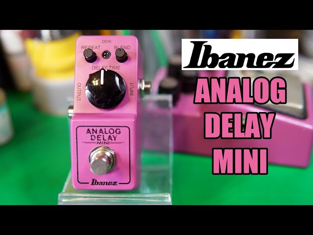 IBANEZ ANALOG DELAY MINI.only produces noise. what is the sound