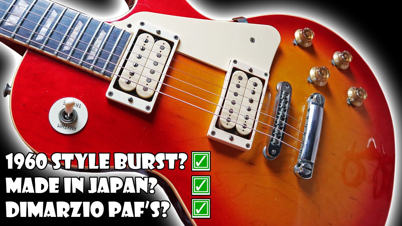 1980 Aria Pro II LS600D - Best value for money Made in Japan Les