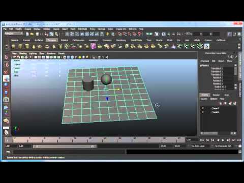 How to use Layers in Maya - YouTube