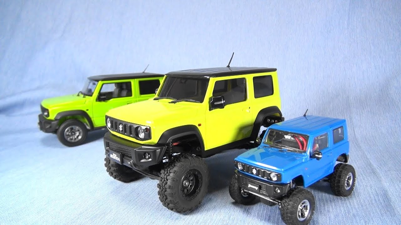 1/18 京商 ミニッツ 4x4 ジムニー RGT製タイヤへ交換 ボディリフト