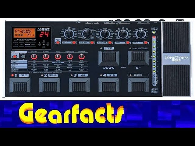 Korg AX3000G demo and tour - some great features - YouTube