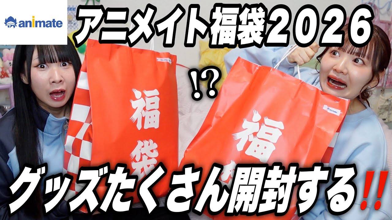 Lucky Bag 2026] What's in Animate's lucky bag this year? Let's