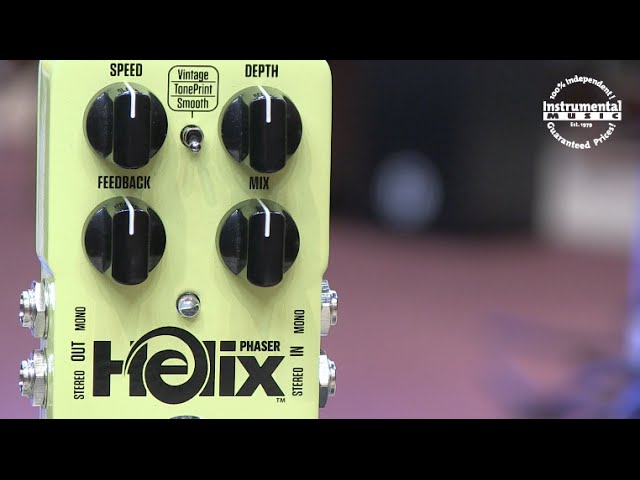 TC Electronic Helix Phaser Bass Demo - YouTube