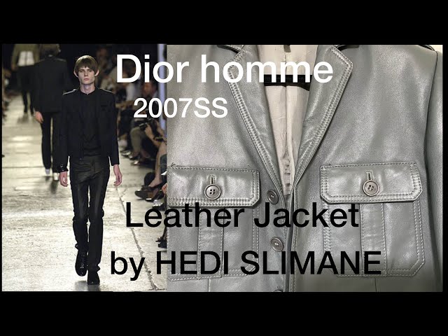 Dior homme】マリンテイストなレザーオフィサージャケット 2007SS WLGT