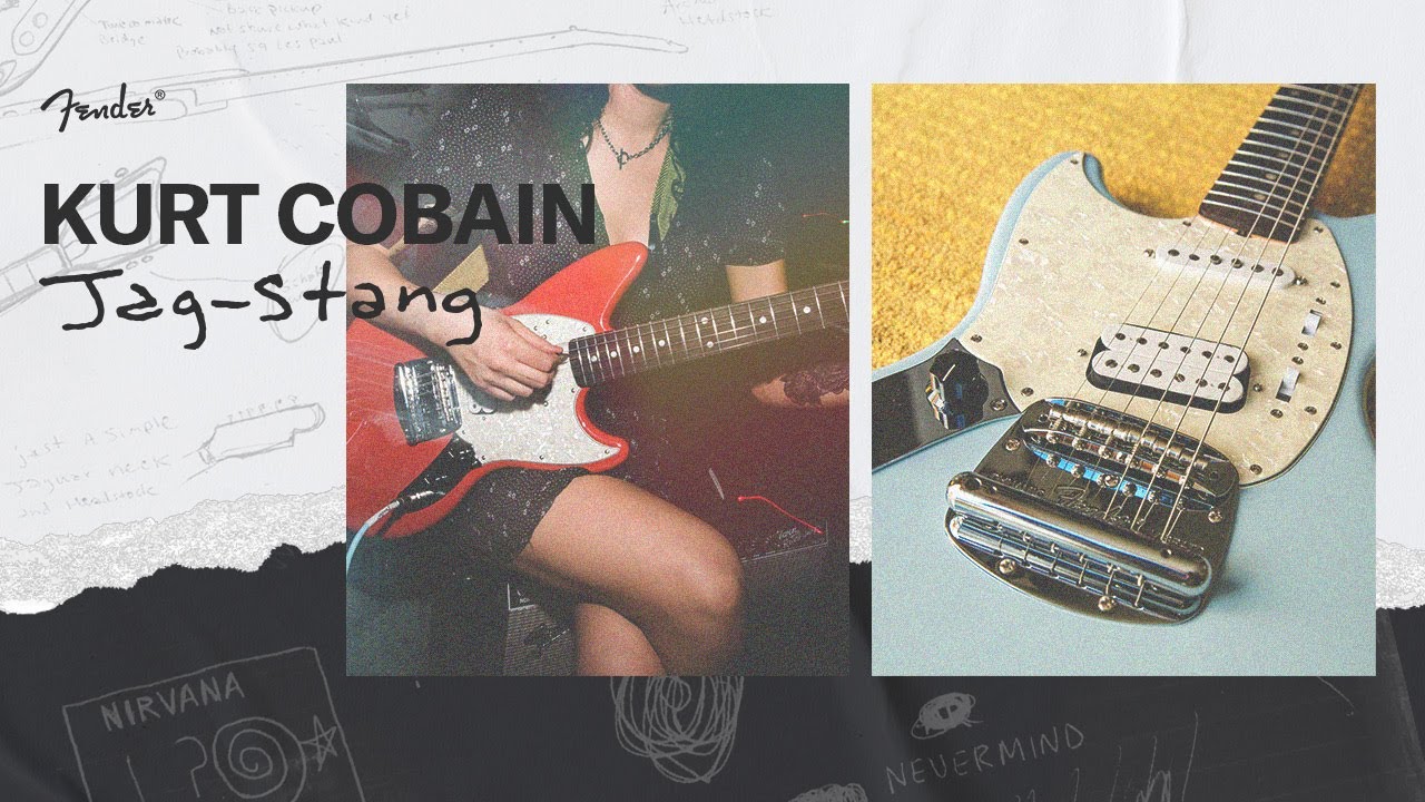 カート・コバーン 伝説のフェンダーギターが復刻『KURT COBAIN JAG