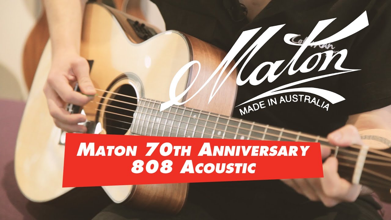 Maton 70th Anniversary 808 - YouTube