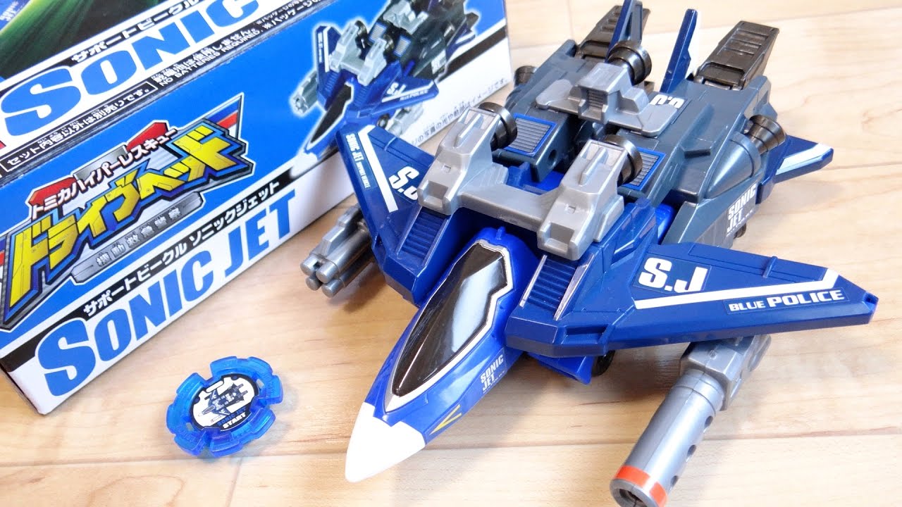3-stage transformation from fighter to robot to car! Sonic Jet