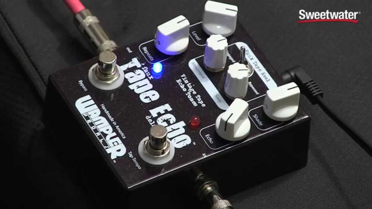 Wampler Faux Tape Echo with Tap Tempo Pedal Review - Sweetwater