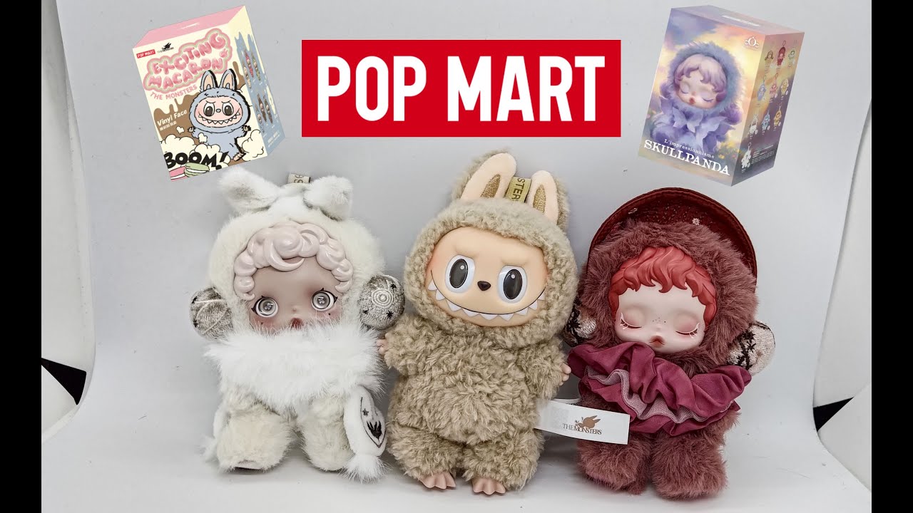 POP MART SKULLPANDA L'IMPRESSIONNISME x LABUBU EXCITING MACARON