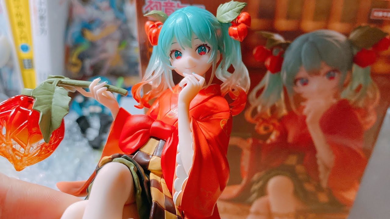 初音ミク】ぬーどるストッパーフィギュア Flower Fairy ほおずき【開封