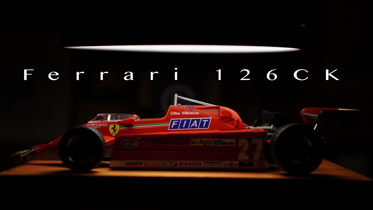 Ferrari 126CK FUJIMI 1/20 scale plastic model [Full Build] - YouTube
