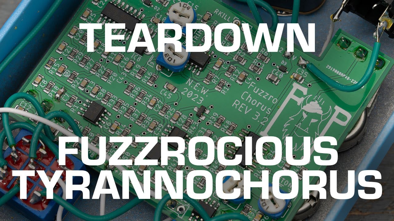 Fuzzrocious Tryrannochorus Teardown! See what's inside! - YouTube