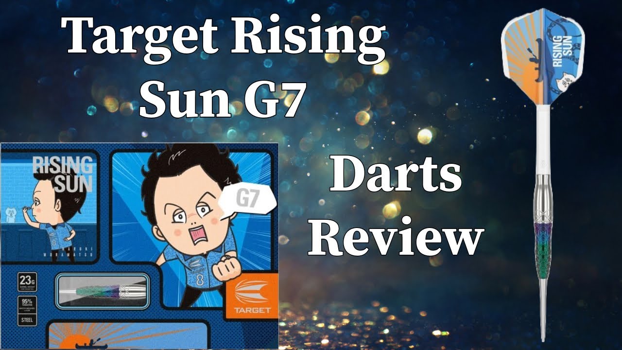 Target Rising Sun G7 23g Steeldarts Review & 8 Flight System l