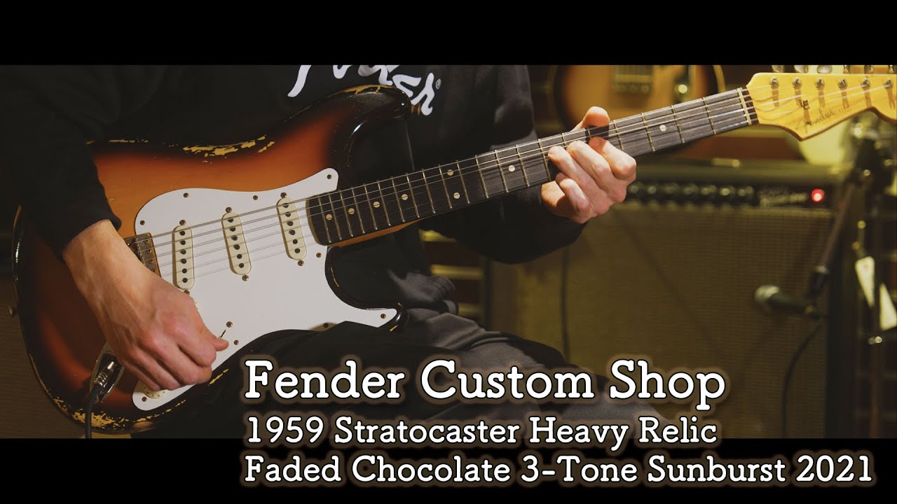 Fender Custom Shop 1959 Stratocaster Heavy Relic Faded Chocolate 3