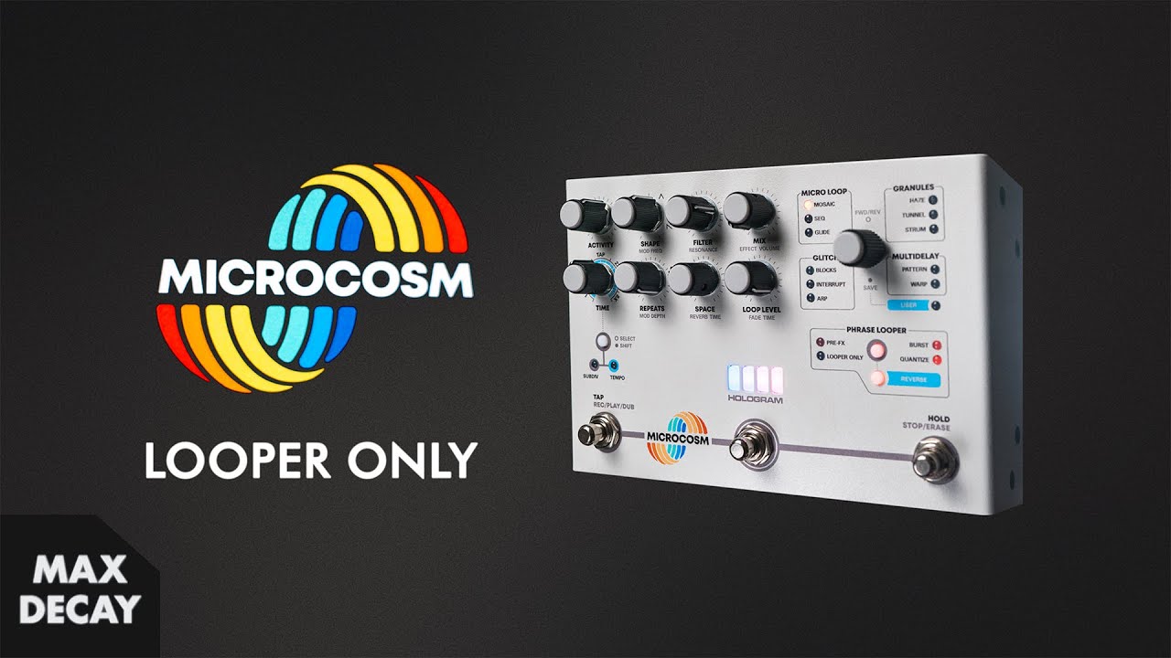 Hologram Microcosm Looper Demo – Stereo - YouTube