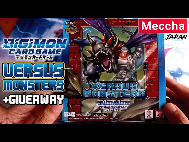 DIGIMON CARD GAME EX9 VERSUS MONSTERS Booster Box Opening +