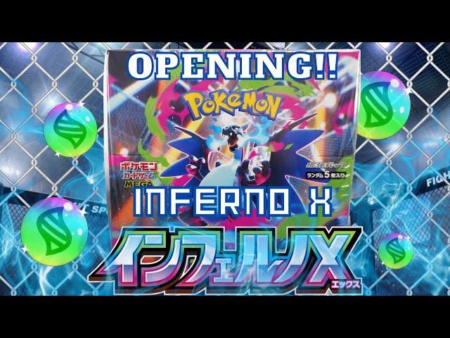 Pokémon Inferno X Japanese Booster Box Opening & Unboxing