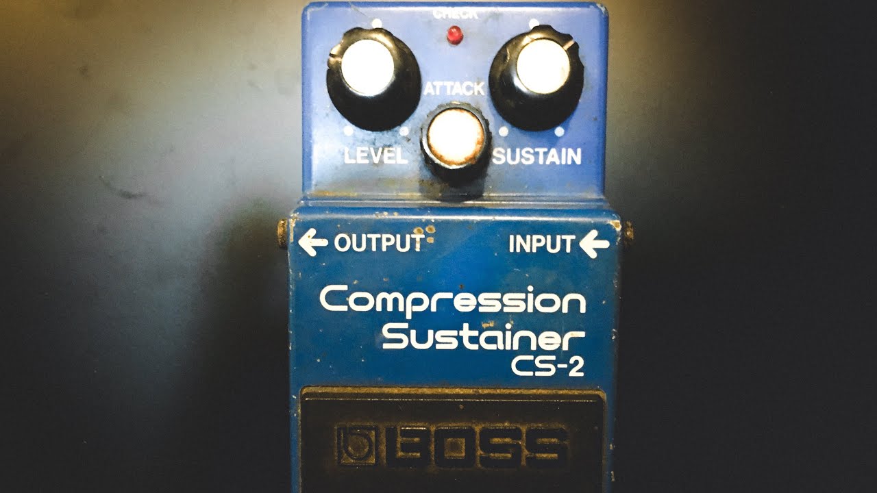 My MIJ BOSS CS-2 Compression Sustainer Pedal - YouTube
