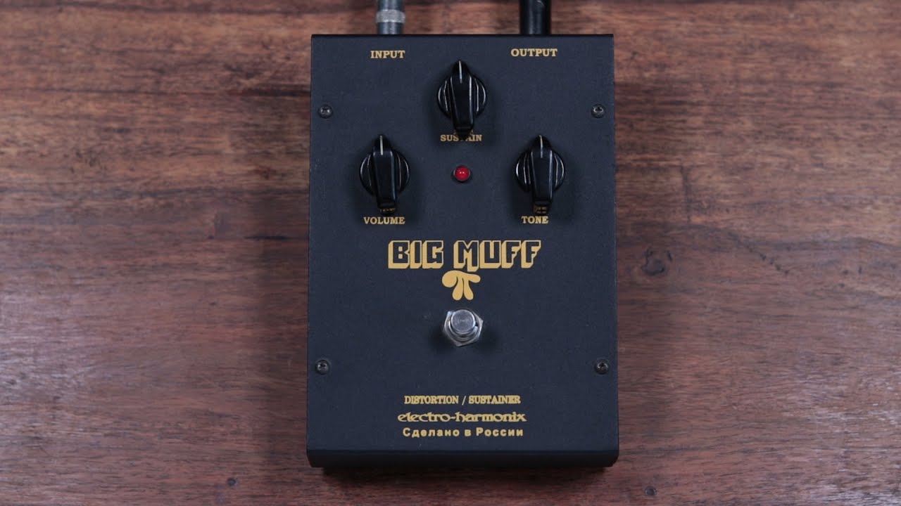 Electro-Harmonix Big Muff Pi Black Russian - YouTube