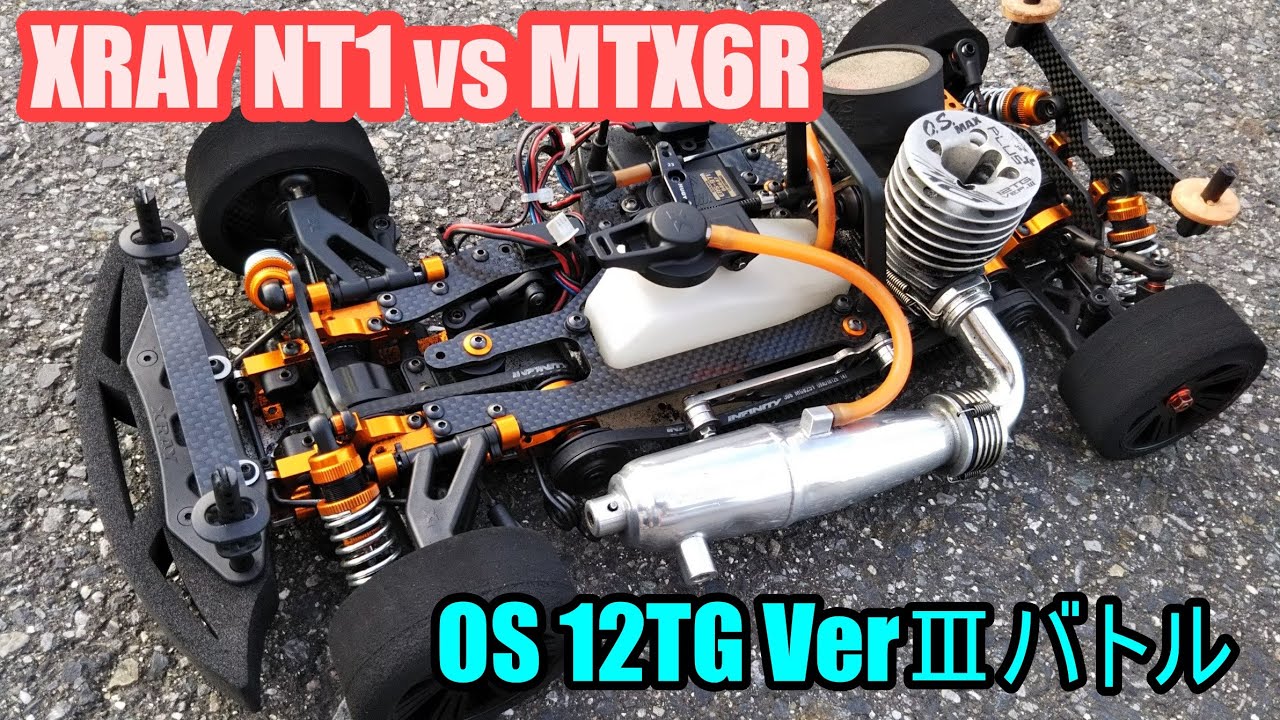 XRAY NT1 2015 vs MUGEN MTX6R Chassis Battle【高橋サーキット】2020