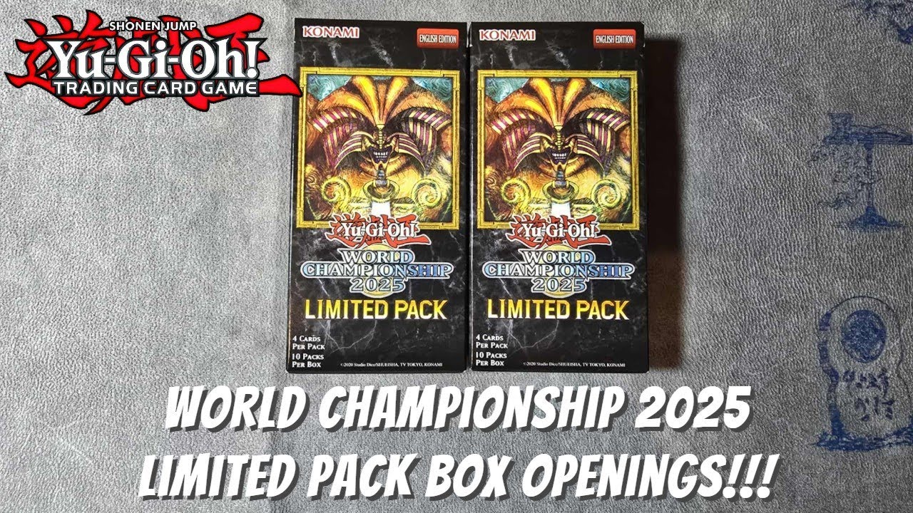 Yugioh Limited Pack World Championship 2025 Booster Box Openings