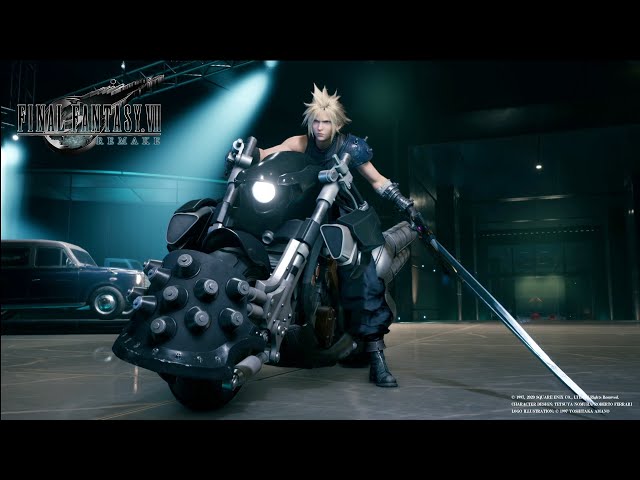 FF7 REMAKE 登場シーン「クラウド&ハーディ=デイトナ」 日本語字幕