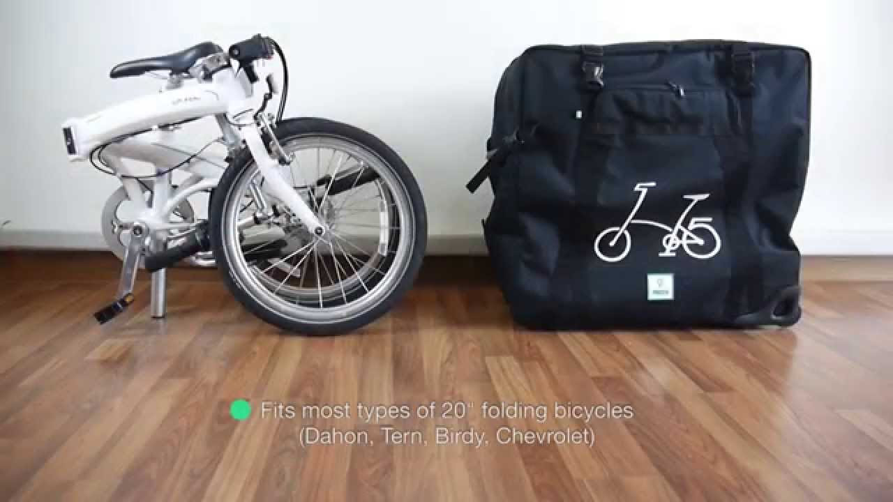 Vincita - B132 Transport Bag For Folding Bike - YouTube