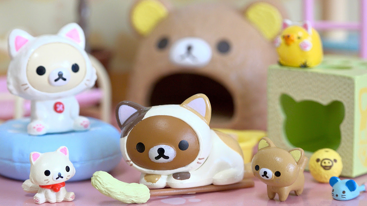 Re-Ment Rilakkuma Cat Cafe - YouTube