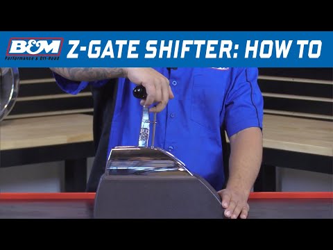 B&M Z-Gate GM Universal Gated Shifter Black 81681