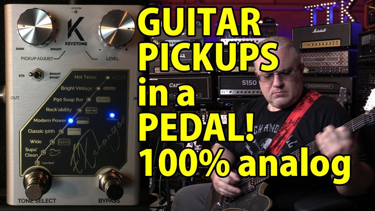 KEYZTONE EXCHANGER - GUITAR PICKUP PEDAL !!! FULL DEMO & REVIEW