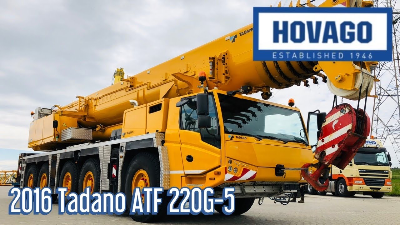 2016 Tadano ATF 220G-5 Hovago Cranes - YouTube