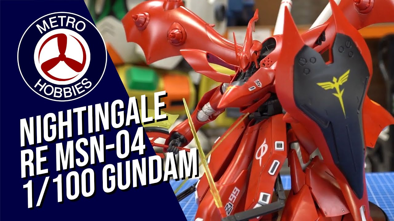 An Indepth Look at Bandai RE 1/100 MSN-04 Nightingale Gundam