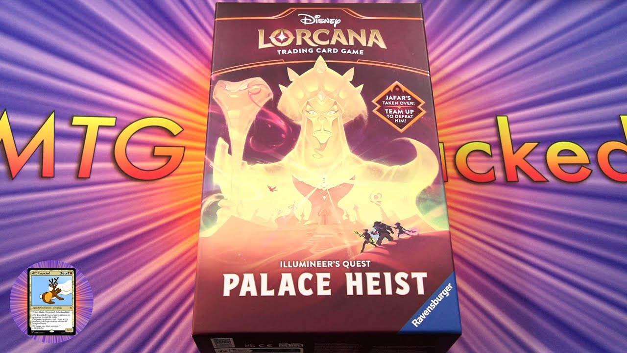 Disney Lorcana Illumineer's Quest: Palace Heist Unboxed - YouTube