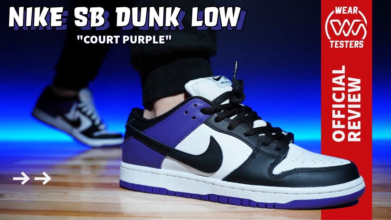 Nike SB Dunk Low Court Purple 2024 - YouTube