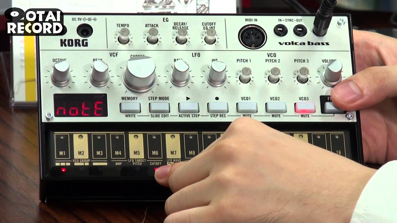 3/5] これをみれば楽しめる！KORG Volca Bass徹底解説！ - YouTube