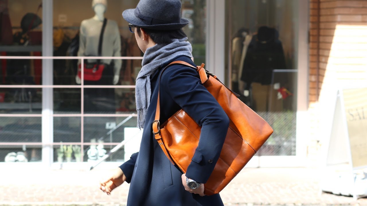 ボーデッサン(BEAU DESSIN) レザー ワンショルダー トート バッグ