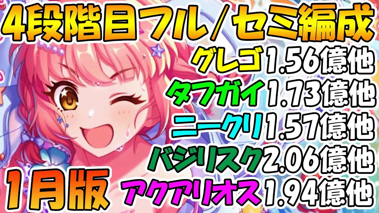 プリコネR】4段階目フル/セミ編成紹介！2025年1月版【グレーター