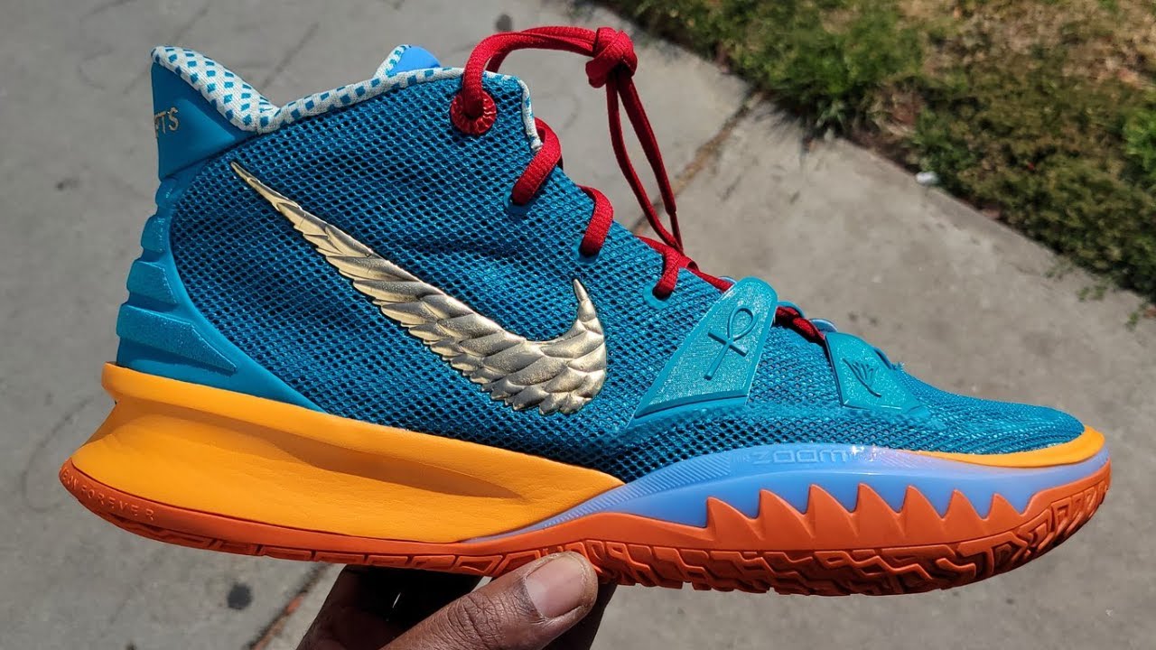 CONCEPTS X NIKE KYRIE 7 'HORUS' SNEAKER REVIEW + ON FEET - YouTube