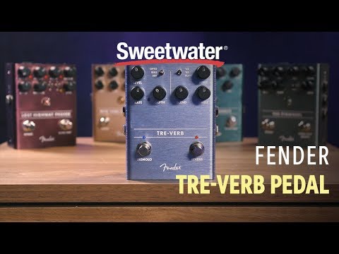 Fender Tre-Verb Tremolo/Reverb Pedal Demo - YouTube