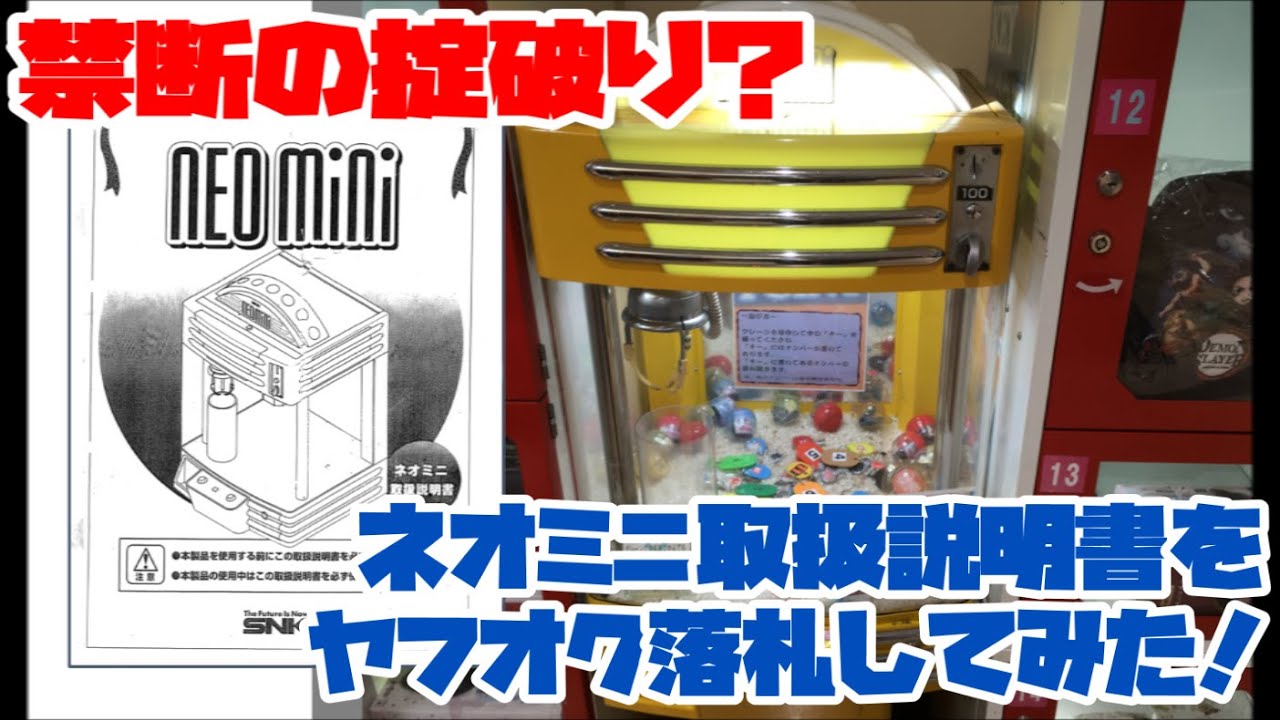 ネオミニ】禁断の掟破り？ネオミニ取扱説明書をヤフオク落札してみた
