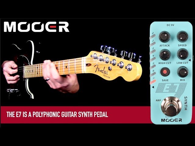 MOOER E7 Polyphonic Synth - YouTube
