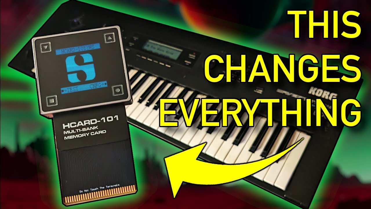HYPERSYNTH HCARD-101 Memory Card: Live Demo with Korg Wavestation