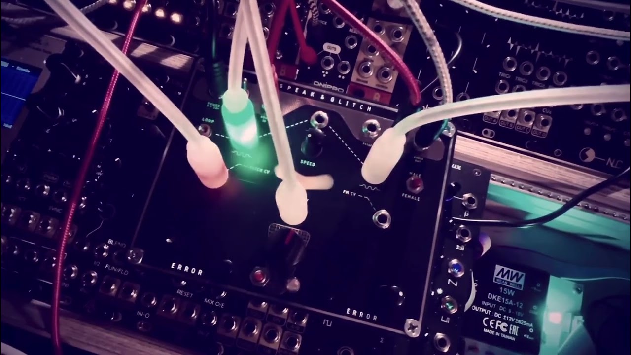 Speak and Glitch . bricky | ERROR-MODULAR | www.errorinstruments.com