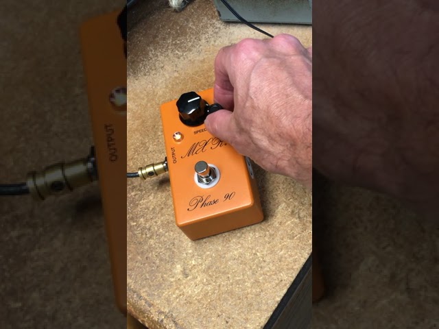 MXR custom shop phase 90 mix knob modification. - YouTube